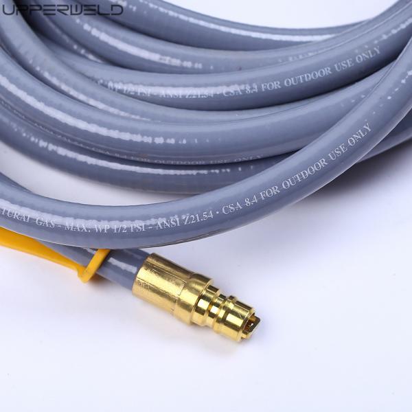 Grelha de gás Tubos de propano trançados de aço inoxidável Adaptador de tubos de gás Conjunto de extensão para fogão