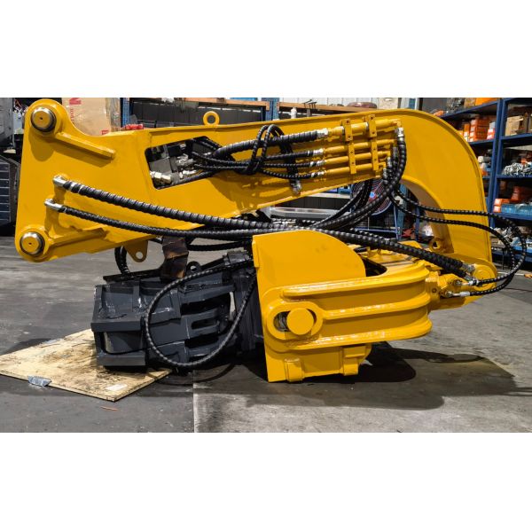 High-Frequency Hydraulic Vibro Pile Hammer with Compact Design for Mini Excavators