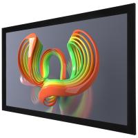 tela de projeção do quadro fixo da montagem da parede da tira 3D, cinema home de luxe