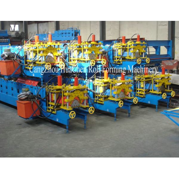 7.5Kw Ridge Cap Roll Forming Machine 0.3mm - 0.7mm for Steel Prefab House