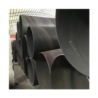 5.8m 12m Tubo de aço de precisão PE revestido SS400 Q235 Tubos de aço soldados em espiral