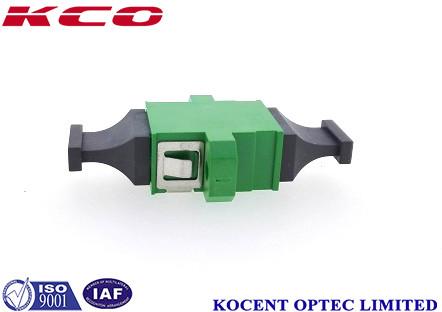 Single Mode Simplex MPO MTP Adapter , Up to Down MTP APC Terminal Green Adaptor