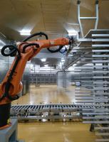 Industria alimentaria paletización KR60-3 Kuka Robots industriales Solución perfecta
