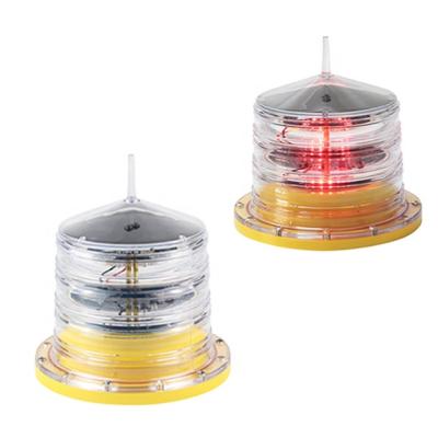 Iate posto solar vermelho amarelo Marine Lantern da navegação da cor 4NM