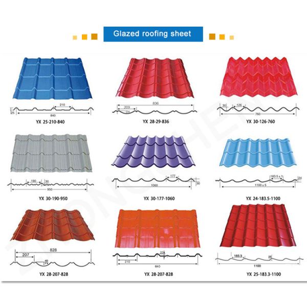 Low Carbon Steel Wire Q235 Raw Material Metal Galvanized Colour Coated Roofing Sheet for RAL9016 and ISO9001 Certified
