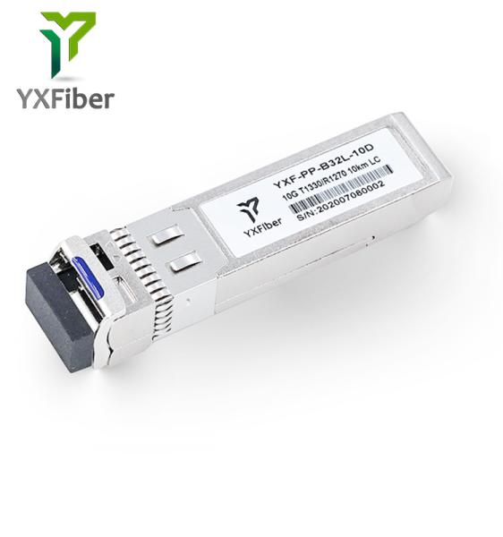 Módulo ótico dos DOM SFP de SFP-10G-BX BIDI SFP+ 10km 1270Tx/1330Rx LC SMF DFB Ddm