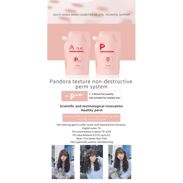 Crème de Rebonding Permanente Professionnelle Organique Lotion Permanente Cheveux Mate Anti-frisottis