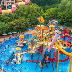 Ancient Village Splash Park Playground Anti Authentic Fiberglass Pool Water