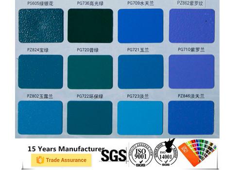 RAL9016 High Gloss Powder Coat  , Epoxy Polyester White Powder Coat Paint