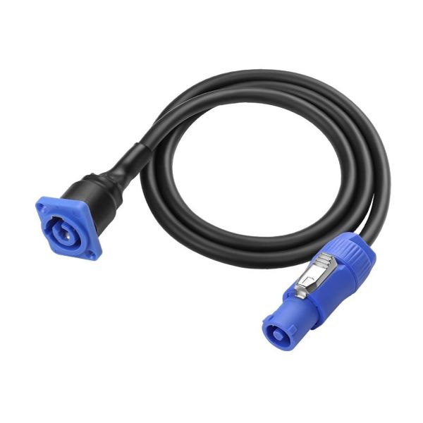 3P Power Connector Cable Combo Male/Female Powercon Stage Lighting Chassis Cable Yellow 3P PowerCon CE Approved IP65 Hot in Euro