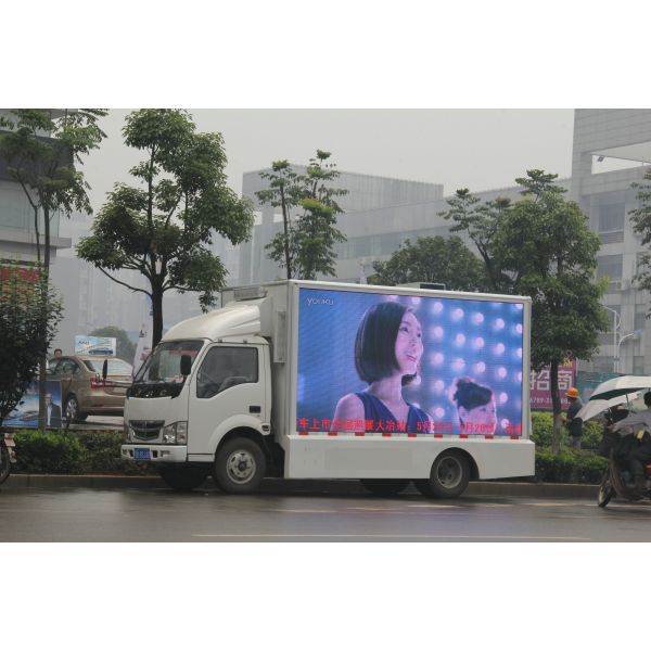 Slim Led P6mm Mobile Billboard Car Led Display Screen For Public Relations Activities
