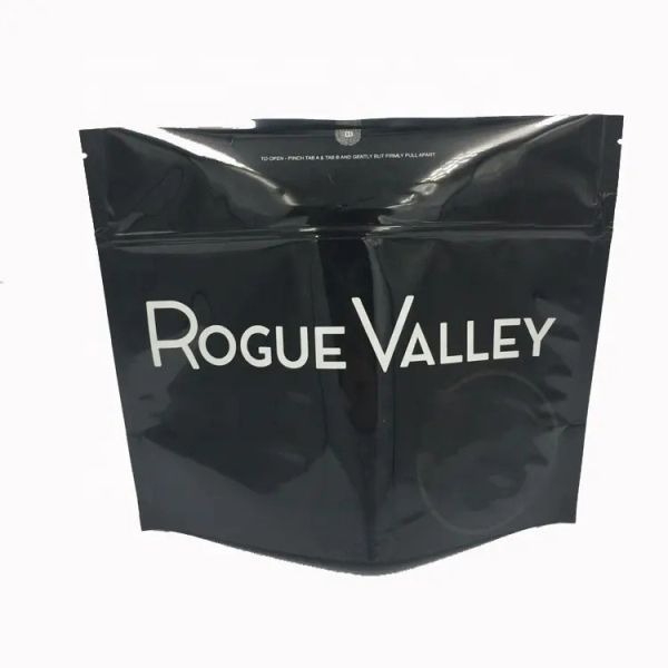Aluminium Foil Exit Packaging Stand Up Pouch Child Resistant Mylar With Zipper