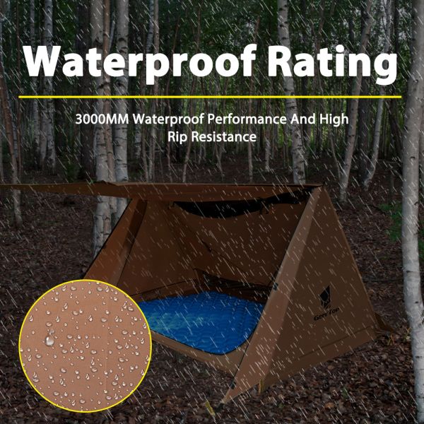 Breathable Lightweight 2 Man 1.53kg Survival Gear Tent