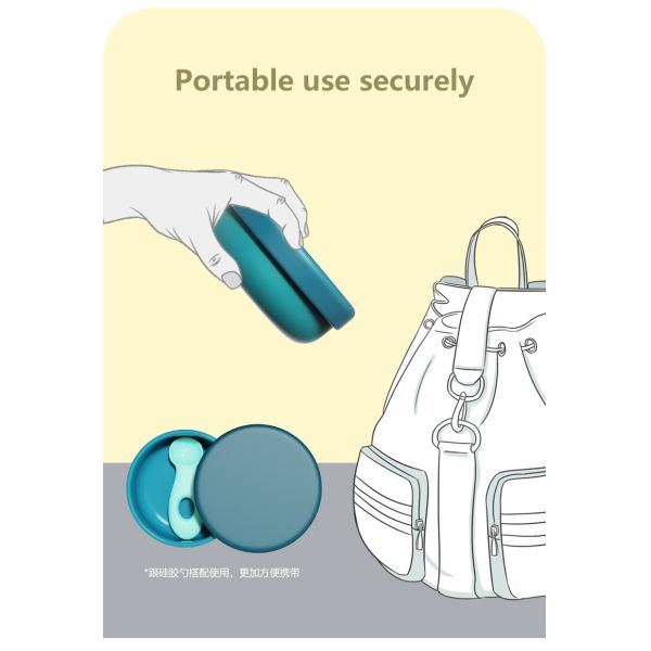 Toddler Silicone Tableware Set Customized Logo Microwave Steamable Newborn Feeding Set