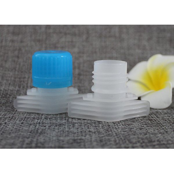 16mm pilferage-proof plastic bottle spout cap top on baby food pouch offer OEM nozzle size