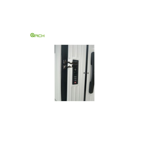 ABS+PC Hard Trolley Case with a Front Pocket and 8 Wheels Spinner Wheels