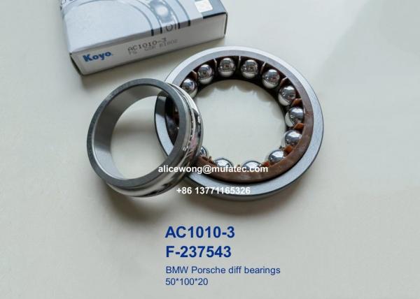 AC1010-3 F-237543 BMW Porsche roulements différentiels roulements à billes de contact angulaires 50*100*20mm