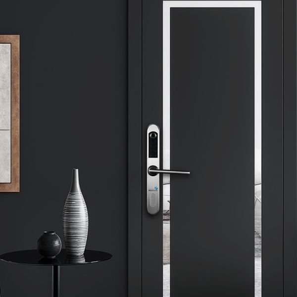 Blue tooth Network Wood Door Smart Lock Fingerprint Head Password Unlock Digital Smart Door Lock For Gate