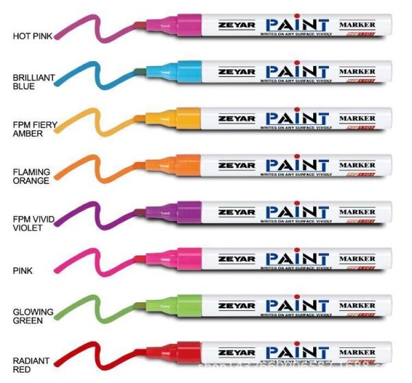 Paint Markers, Colored indelible ink Marker pen Paint For Glass