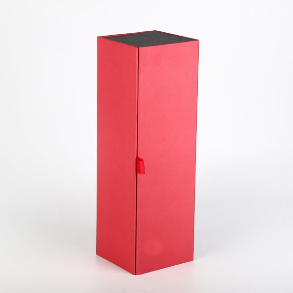 Коробка бутылки вина подарочных коробок 2mm бутылки ликера твердая магнитная одиночная