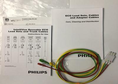 M1674A ECG Lead Set Cable 3 Lead IEC ICU 1M For Medical Equipment