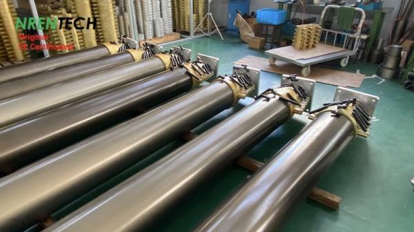 15m heavy duty pneumatic telescopic mast for mobile antenna tower 300kg payloads- lockable mast