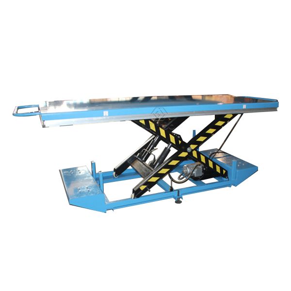 Hand-Crank Mobile Lift Tables Electric Switch Control 4400lbs 9.5 inch height