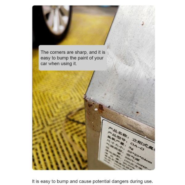 55W Car Ozone Generator Ozonizer Machine Lightweight