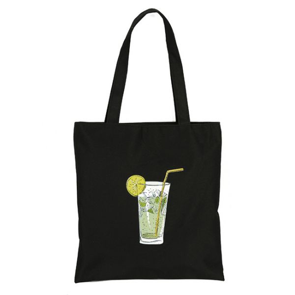 Повторно использованная польза сверхмощных хозяйственных сумок холста ежедневная с внутренним карманом