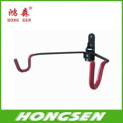 Adjustable angle fixed the wall hook to display the road/mountain bike