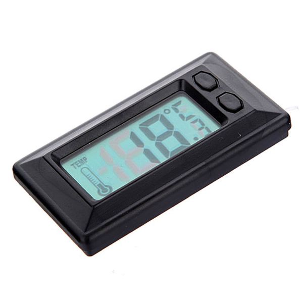 LCD Digital Screen Display Temperature Meter Thermometer for Home Office Auto Car Vehicle