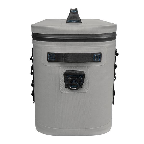 Light Gray 30 Can Soft Sided Cooler Waterproof For Camping Picnic OEM ODM