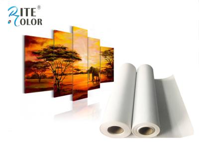 Meios solventes brancos super de Eco, lona matte do algodão da impressão de 380gsm Digitas para Roland