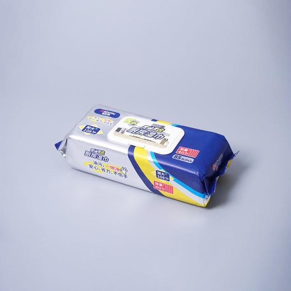 85pcs Non-Woven Kitchen Cleaning Wet Wipes 20x25cm