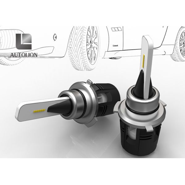 High Power LED Bulbs For Cars / 24W LED Automotive Headlamps Bulb h7