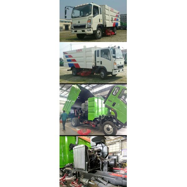 SINOTRUK HOWO street and road sweeper truck price for sale