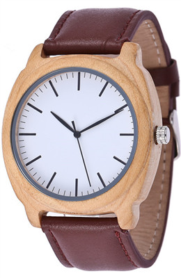 Black sandal quartz movement wood watch cheap price good quality timekeeper men wood watch