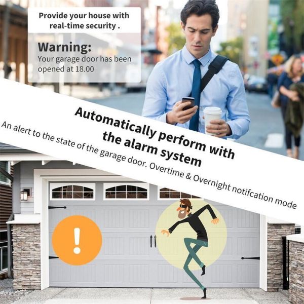 Smart Garage Gate Door Controller Tuya Wifi Intelligent Automatic Remote Works With Alexa Assistant Google