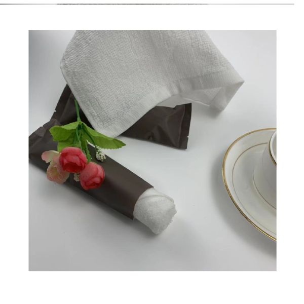 Хлопок эфирного масла освежая влажное полотенце 23x23cm для ресторана