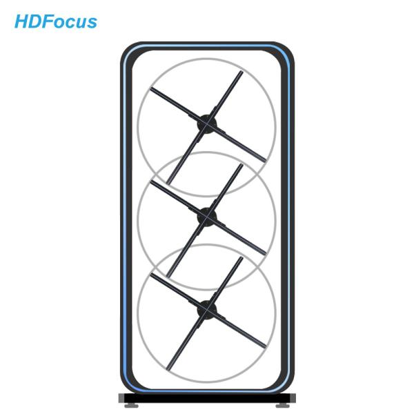 Holo Hologram Display Holographic 3d Led Fan Display Wifi 3d Hologram Fan Screen Fan
