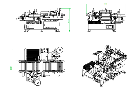 Dual Independent Servo Automatic Labeling Machine Round Jar Labelling Machine High Accuracy