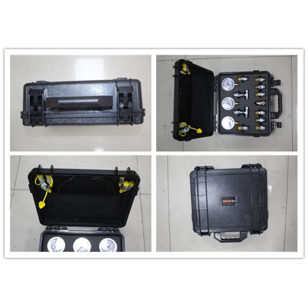 Excavator Spare Parts Hydraulic System Diagnostic Testing Kit Digger Pressure Gauge
