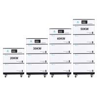 Empilhamento LiFePO4 tudo em um inversor e bateria 20KW 30KW 40KW 50KW