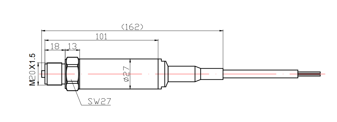 Multi Interface Compact Pressure Transmitter Precise FD80A Series For Secondary Water Supply