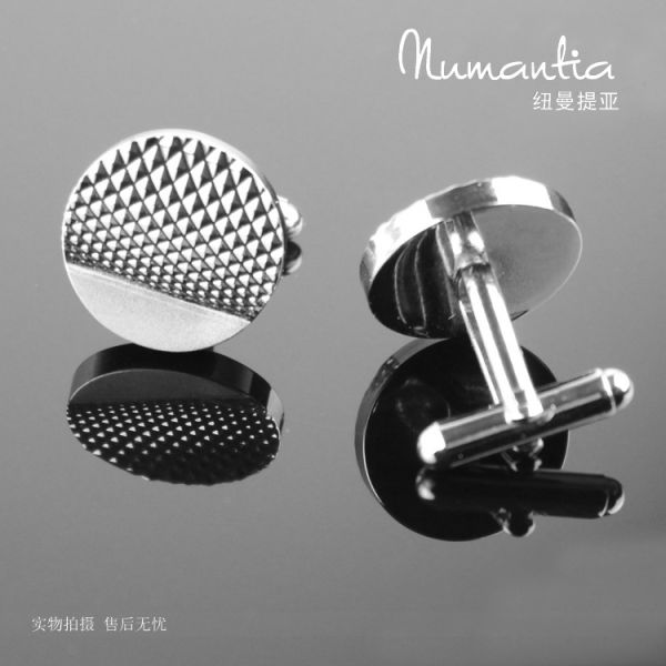 Fashion jewellery 316L stainless steel cuff-links