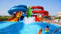 10mm Thickness Fiberglass Waterslides Kids Water Park Playground Playhouse