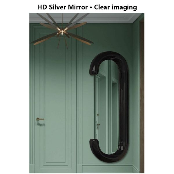 White Decorative Full Length Floor Led Mirror for Bathroom Decoration in Living Room