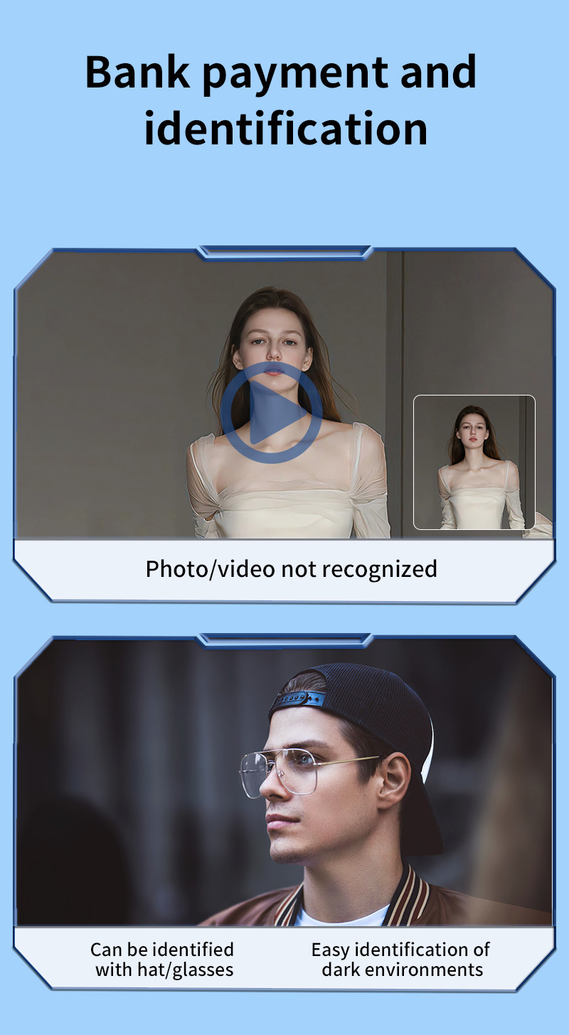 3D распознавание лиц Tuya APP Интерком камера биометрический отпечаток пальцев умные замки для дома