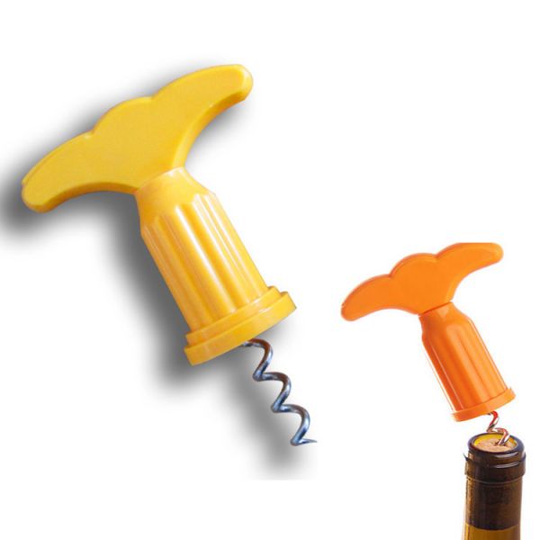 Colorful Plastic Red Wine Bottle Opener Wine Set Logo Customized