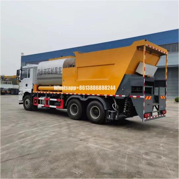 SHACMAN  3000L  6*4  Asphalt Spilling Truck   Synchronous Gravel Sealing Truck